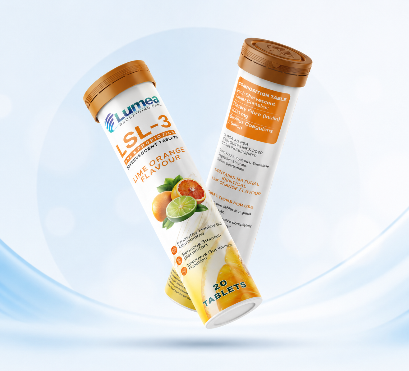 LSL 3 Prebiotic & Probiotic Effervescent Tablets